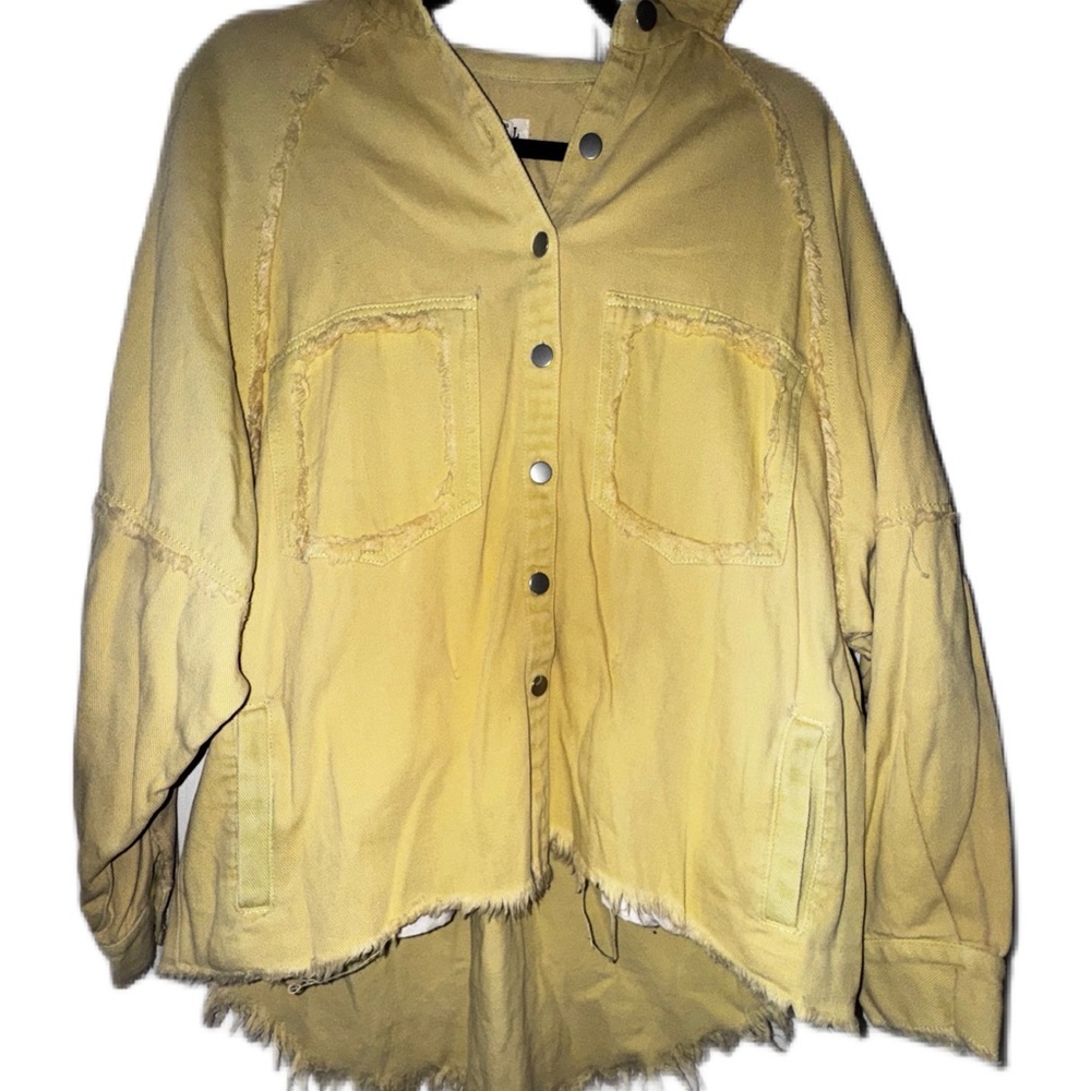 POL Oversized Yellow Women's Jacket/Shacket
